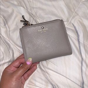 Gray Kate Spade Wallet Barely Used